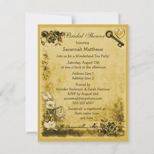 Wütendes Einladung (Rückseite)