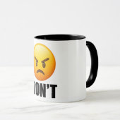 Wütendes Emoji DON'T Classic Tasse (VorderseiteRechts)