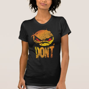 Wütendes Emoji mit 'NICHT' Text T-Shirt