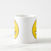 Wütendes Fletschendes Gesicht Kaffeetasse (Mittel)