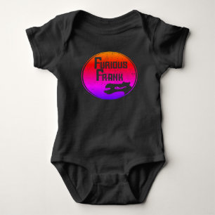 Wütendes Frank-Regenbogen-Baby Baby Strampler