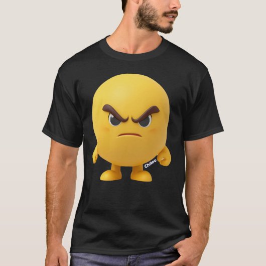 Wütendes Gesicht T-Shirt (Vorderseite)
