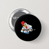 Wütendes Hühner-Cartoon-Waffe Hahn Lustige Waffe F Button (Vorne & Hinten)
