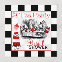 Wütendes Hutmacher-Brautparty laden ein