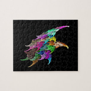 Wütendes Jagd-Puzzlespiel Puzzle