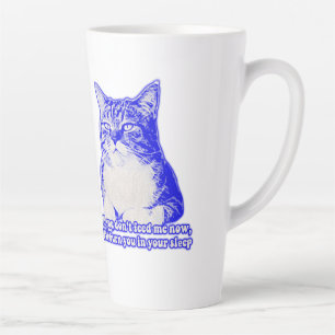 Wütendes Katzen-Meme für Katzenliebhaber und Katze Milchtasse