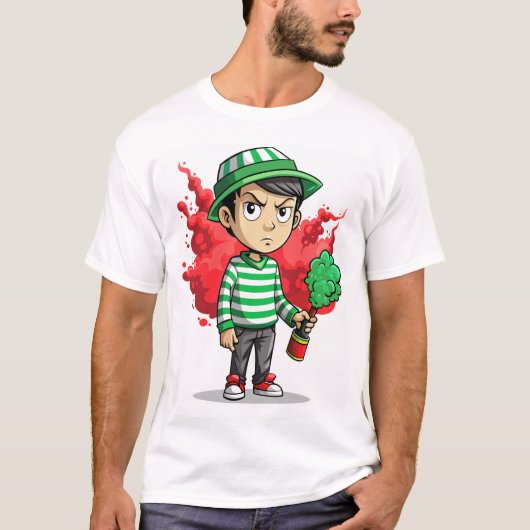 wütendes Kind T-Shirt (Vorderseite)