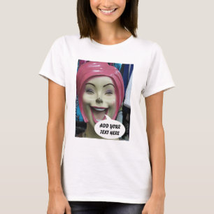 Wütendes lachendes Mannequin ~ unheimliches T-Shirt