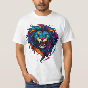 wütendes Löwengesicht T-Shirt