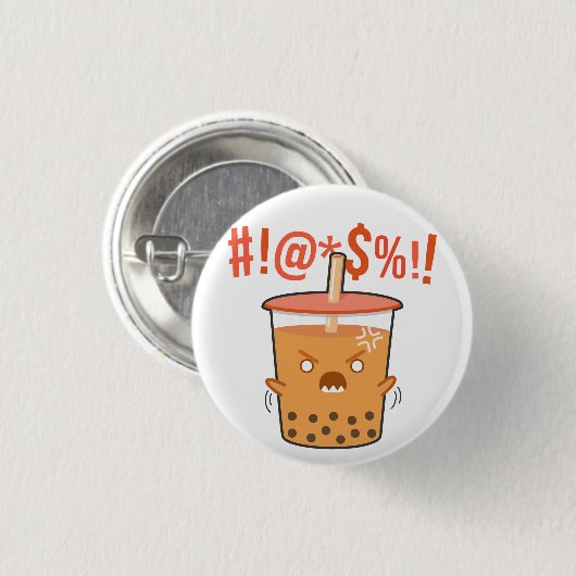 Wütendes Mako-Knopf-Button Button (Vorne & Hinten)