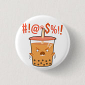 Wütendes Mako-Knopf-Button Button (Vorderseite)