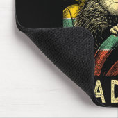 Wütendes Opossum Fährt Lustiger Spruch Zuerst Bin Mousepad (Ecke)