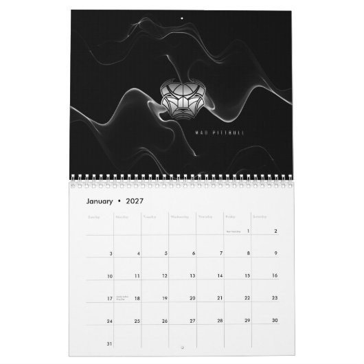 WÜTENDES PITBULL KALENDER (Jan 2027)