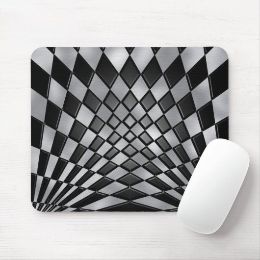 Wütendes Schachbrett Mousepad (Mit Mouse)