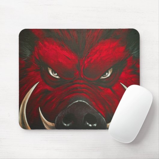 Wütendes Schwein Mousepad (Mit Mouse)