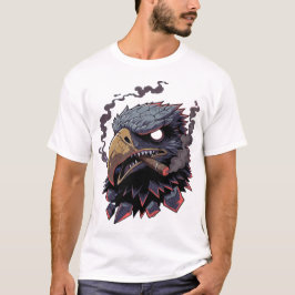 Wütendes Steinadler-Maskottchen-T-Shirt T-Shirt