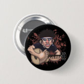 Wütendes Strummer Button (Vorne & Hinten)