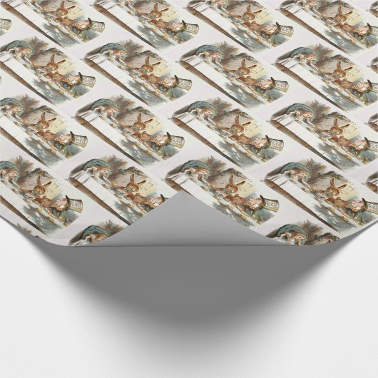 Wütendes Tee-Party Geschenkpapier (Ecke)