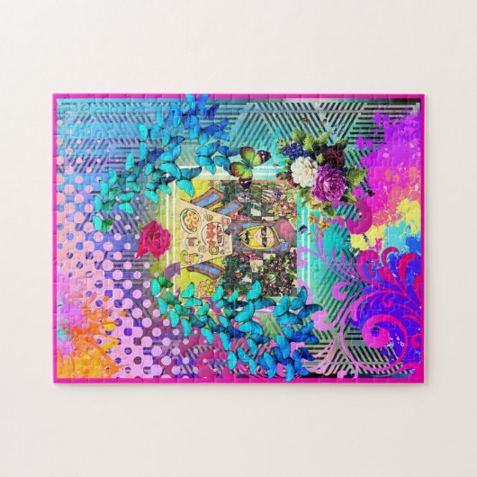 Wütendes Tee-Party Puzzle (Horizontal)