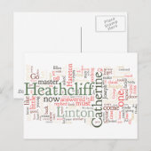 Wutherhöhen Word Cloud Postkarte (Vorne/Hinten)