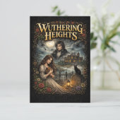 Wuthering Heights Dankeskarte (Stehend Vorderseite)