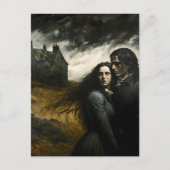 Wuthering Heights, Emily Bronte Gothic Literatur Postkarte (Vorderseite)