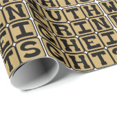 Wuthering Heights, Emily Bronte Novel Geschenkpapier (Rolleneckpunkt)