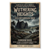 Wuthering Heights Gothic Moorlandschaft Vintage Re