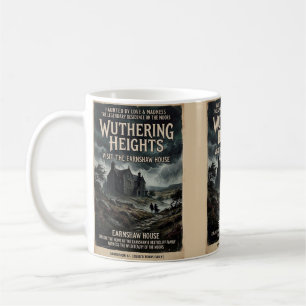 Wuthering Heights Gothic Moorlandschaft Vintage Re Kaffeetasse