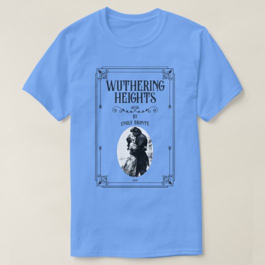 Wuthering Heights Heathcliff Buchhandlung Bronte S T-Shirt (Design vorne)