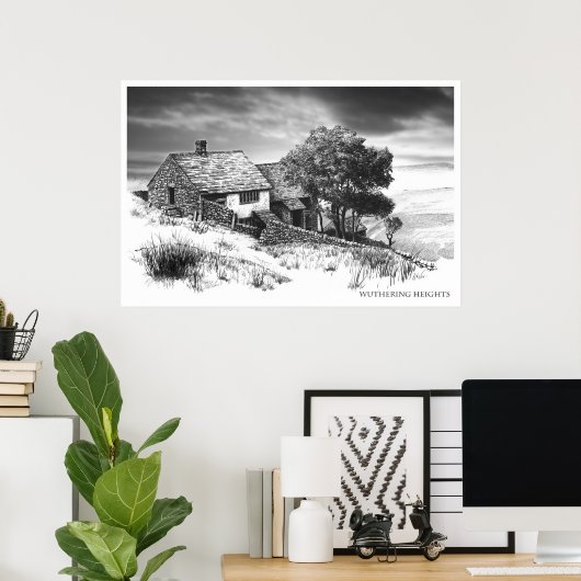 Wutherings Poster (Heimbüro)