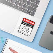 Wutprobleme Aufkleber (Laptop mit iPhone)