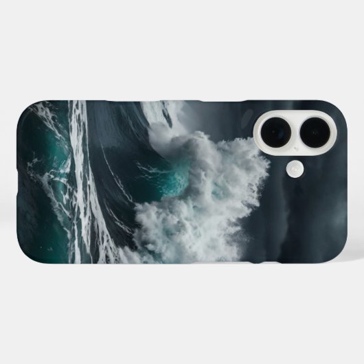 Wutsurf Case-Mate iPhone Hülle (Rückseite (Horizontal))