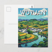 Wuyuan China Postkarte (Vorne/Hinten)