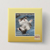 Wuz I gunna giv yoo Umarmung Button (Vorderseite)