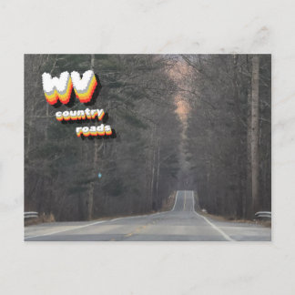 WV Country Roads Postkarte