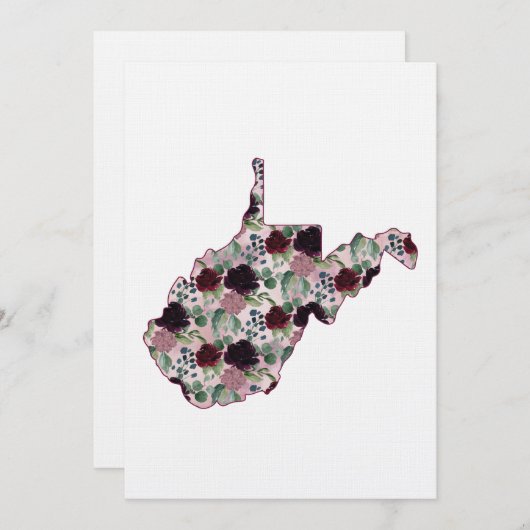 WV-Hochzeitstil Einladung (Vorne/Hinten)