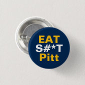 WV Knopf Pin - Iss es Pitt Button (Vorne & Hinten)