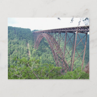 WV New River Gorge Bridge Postkarte