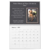 WVCA Rasse Erster Kalender 24. - 25. Juli 18 Monat (Feb 2027)