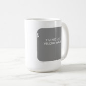 WW033 "Badass Häschen" waitwot "Flauschwand " Kaffeetasse (VorderseiteRechts)