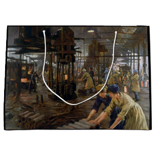 WW1 1918 Frauen bei der Arbeit in einer Munitionsf Große Geschenktüte