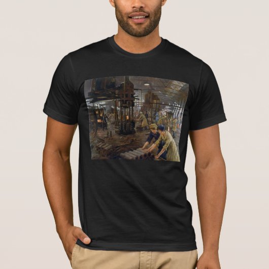 WW1 1918 Frauen bei der Arbeit in einer Munitionsf T-Shirt (Vorderseite)