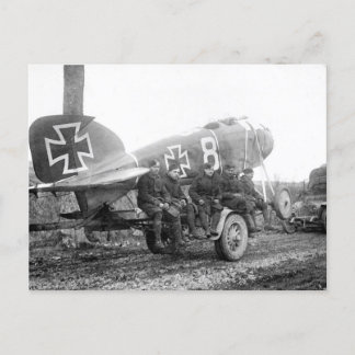 WW1 Fotografie von deutschen Flugzeugen Postkarte