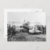WW1 German Fighter Flugzeug, 1910er Postkarte (Vorne/Hinten)