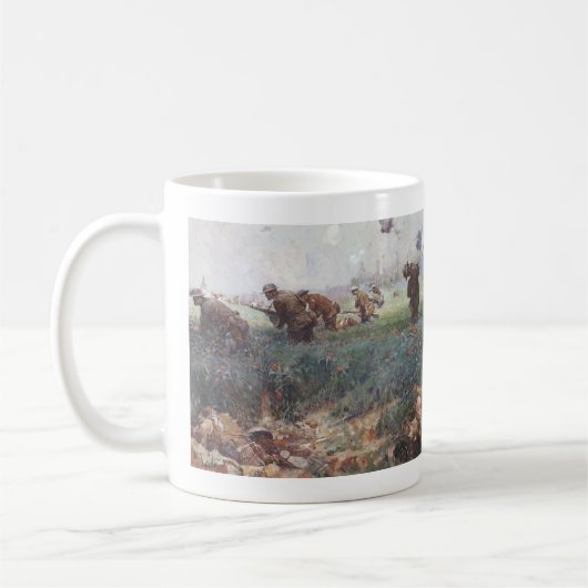 WW1 Infanterie-Bajonettgebühr Kaffeetasse (Links)