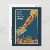 WW1 Kanadischer Wohlstand Postkarte (Vorne/Hinten)