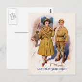 WW1 "Machen Sie weiter" Postkarte (Vorne/Hinten)