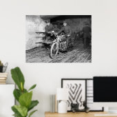 WW1 Motorcycle Ambulance Poster (Heimbüro)