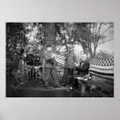 WW1 Patriotisches Stricken, 1910er Poster (Vorne)